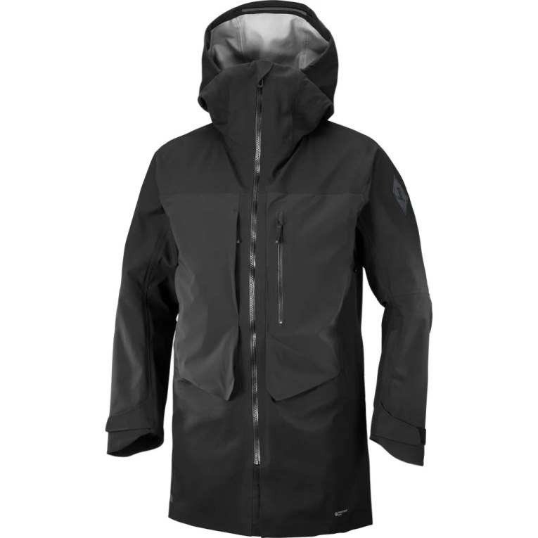 Salomon Stance 3L Long Shell Men's Ski Jackets Black | CA 61O4